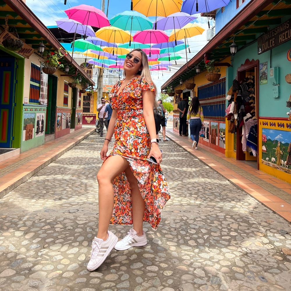 MIDI flower dress